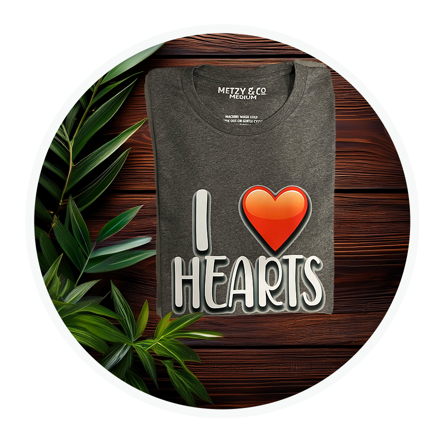 I ♥ Hearts Adult Unisex T-Shirt