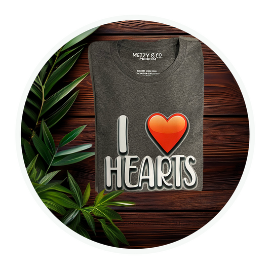 I ♥ Hearts Adult Unisex T-Shirt