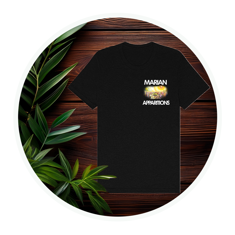 Marian Apparitions (Left Chest) | Adult Unisex T-Shirt