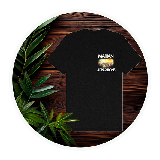 Marian Apparitions (Left Chest) | Adult Unisex T-Shirt