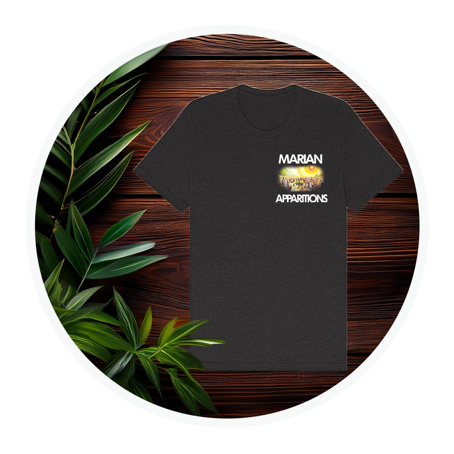Marian Apparitions (Left Chest) | Adult Unisex T-Shirt