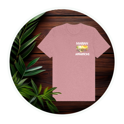 Marian Apparitions (Left Chest) | Adult Unisex T-Shirt